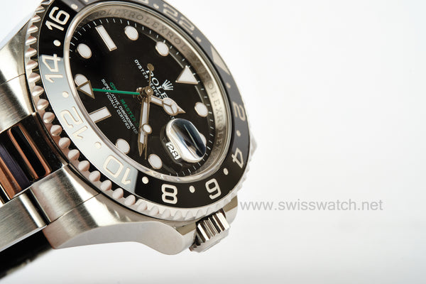 ROLEX GMT MASTER II 116710LN WITH CARD AUGUST 2012