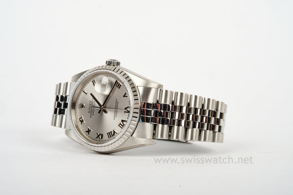 ROLEX 16220 Datejust 36mm UNWORN COMPLETE SET DEC 2005