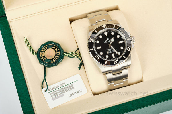 ROLEX Submariner NO DATE 124060 UNWORN 09-11-2025