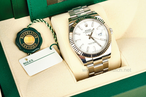126334 WHITE DIAL OYSTER - COMPLETE SET OCTOBER 2021