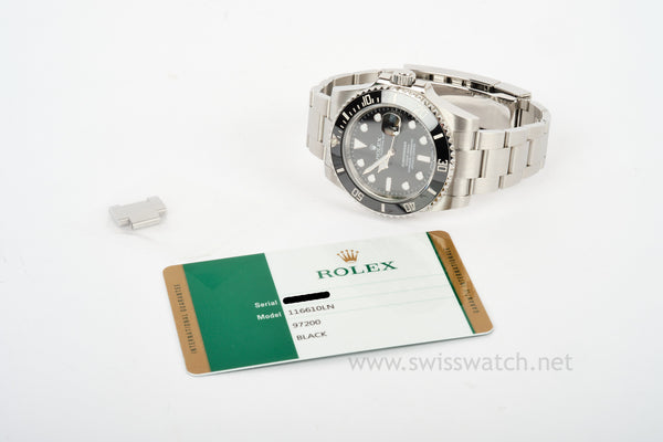 ROLEX Submariner 116610 CARD 08-2017