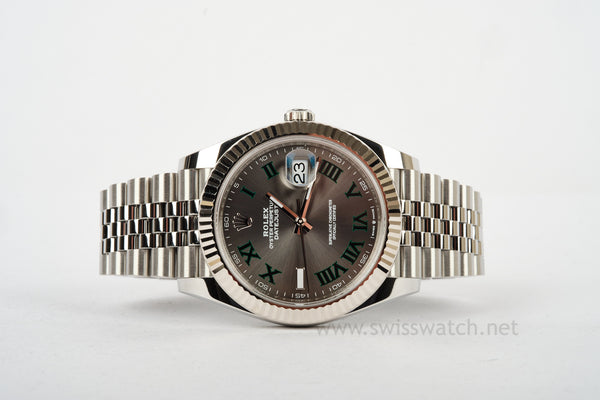 ROLEX Datejust 41 Wimbledon 126334 Complete Set JULY 2022