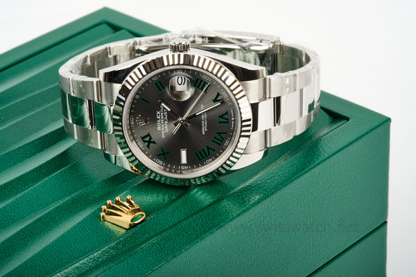 Rolex Datejust 41 WIMBLEDON 126334 Complete Set JAN 2025 UNWORN