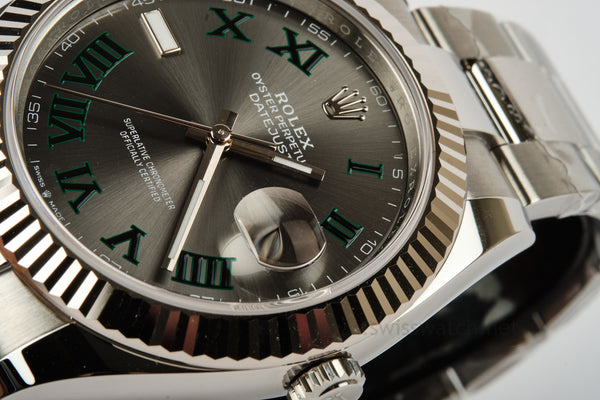 Rolex Datejust 41 WIMBLEDON 126334 Complete Set JAN 2025 UNWORN