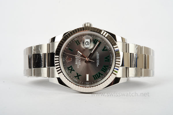 Rolex Datejust 41 WIMBLEDON 126334 Complete Set JAN 2025 UNWORN