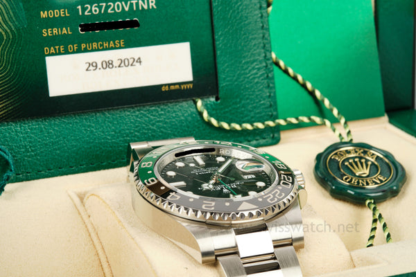 ROLEX GMT MASTER II 126720VTNR UNWORN 