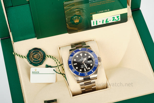 ROLEX Submariner 126619LB 18K 