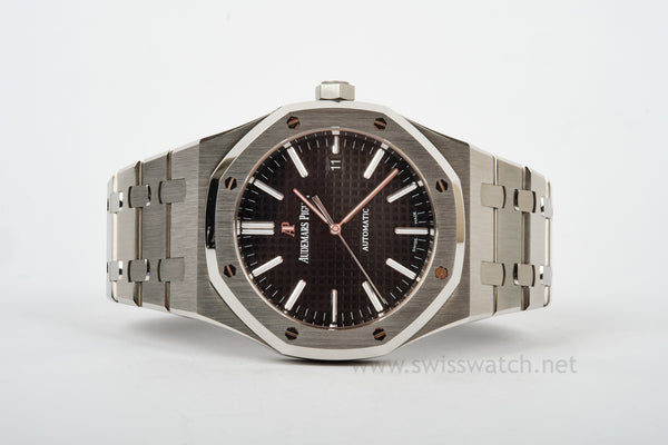 Audemars Piguet 15400ST ROYAL OAK COMPLETE SET May 2018