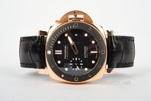 Panerai Submersible Goldtech 42 Mm PAM 01164 COMPLETE SET 12-2021