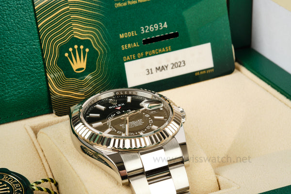 Rolex Sky-Dweller 326934 COMPLETE SET MAY 2023