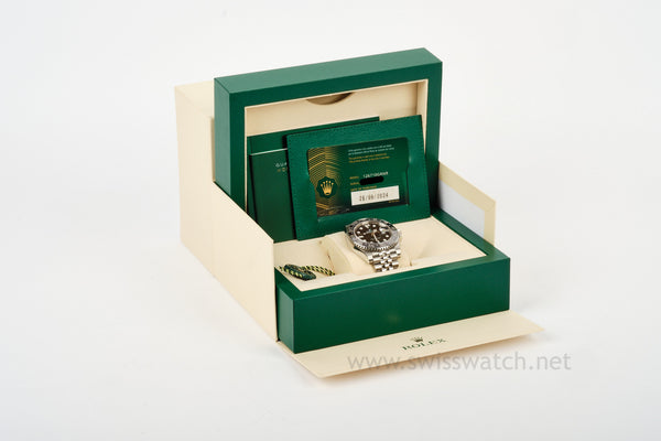 ROLEX GMT MASTER II 126710GRNR COMPLETE SET SEPT 2024 