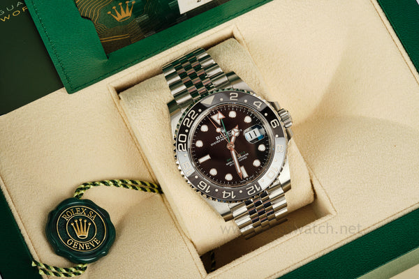 ROLEX GMT MASTER II 126710GRNR COMPLETE SET SEPT 2024 