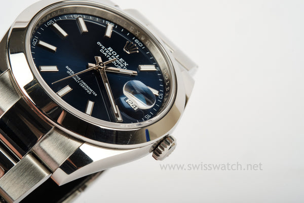 ROLEX Datejust 41 Blue Dial 126300 COMPLETE SET OCTOBER 2023