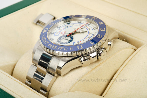 ROLEX YACHT-MASTER 116680 BLUE HANDS Stainless