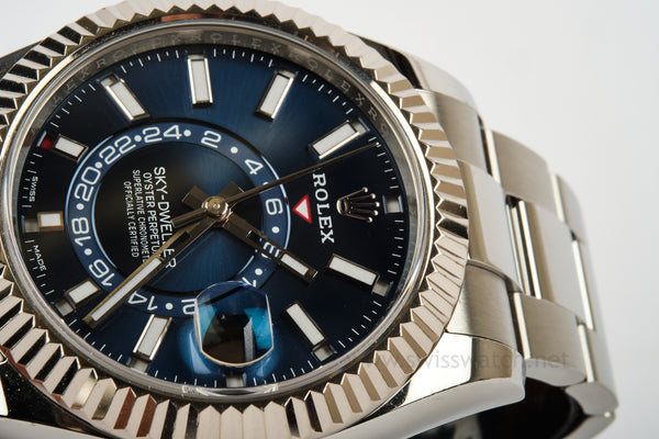 Rolex Sky-Dweller 326934 BLUE DIAL OYSTER COMPLETE SET AUGUST 2020