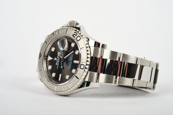 ROLEX YACHT-MASTER 126622 UNPOLISHED Platinum / Stainless COMPLETE SET JUNE 2022