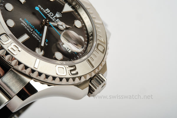 ROLEX YACHT-MASTER 126622 UNPOLISHED Platinum / Stainless COMPLETE SET JUNE 2022