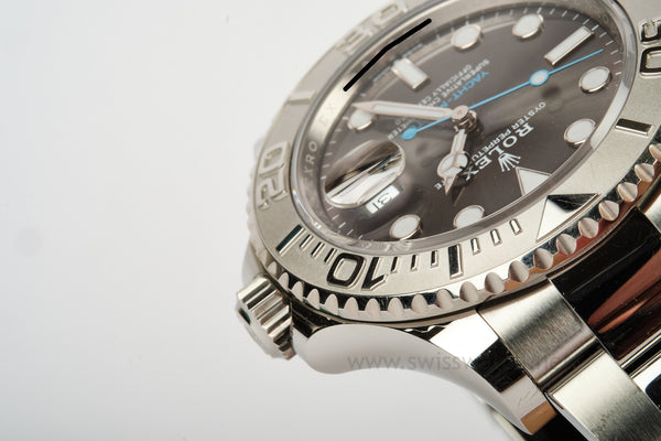 ROLEX YACHT-MASTER 126622 UNPOLISHED Platinum / Stainless COMPLETE SET JUNE 2022