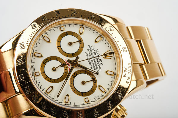 Daytona 18K 116528 White Dial Complete Set MAY 2002