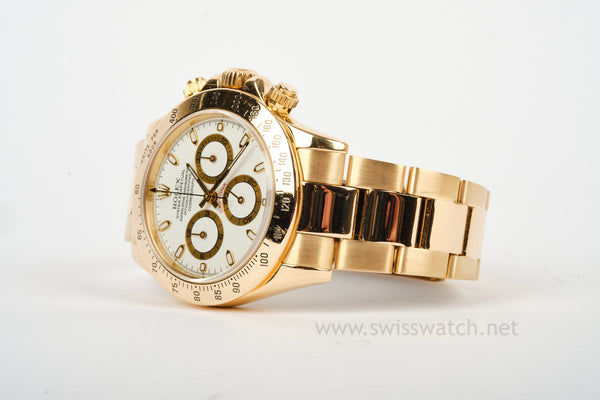 Daytona 18K 116528 White Dial Complete Set MAY 2002