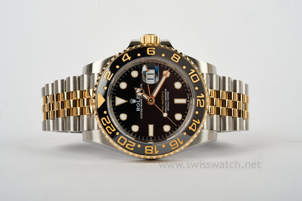 ROLEX GMT MASTER II 126713GRNR SS/18K COMPLETE SET 2024 (BLACK/GRAY)