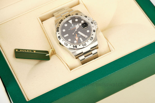 ROLEX Explorer II 216570 BLACK DIAL | COMPLETE SET NOV 2012