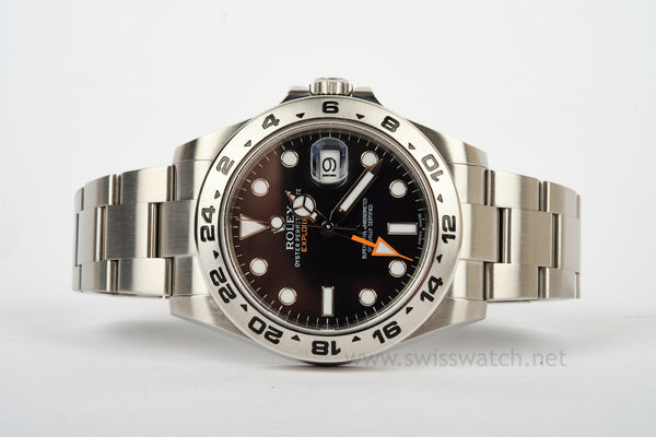 ROLEX Explorer II 216570 BLACK DIAL | COMPLETE SET NOV 2012
