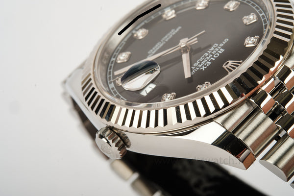 ROLEX Datejust 41 Diamond Dial 126334 UNWORN Complete Set 12-2025