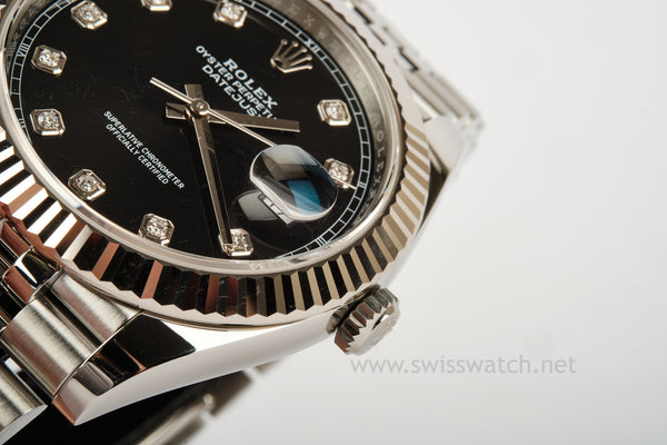 ROLEX Datejust 41 Diamond Dial 126334 UNWORN Complete Set 12-2025