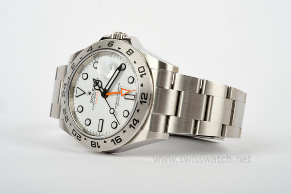 ROLEX Explorer II 226570 POLAR WHITE DIAL 42mm COMPLETE SET JULY 2023