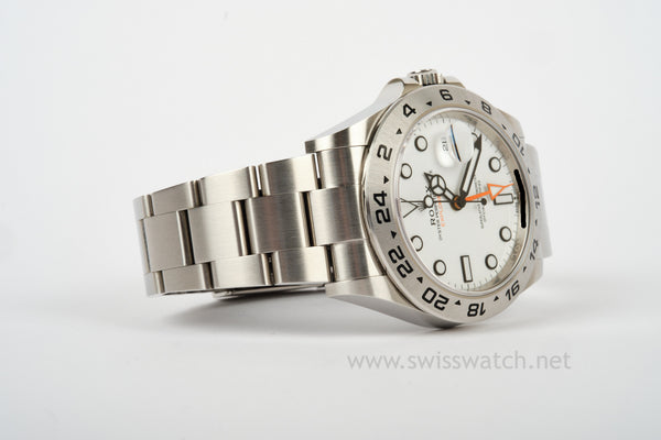 ROLEX Explorer II 226570 POLAR WHITE DIAL 42mm COMPLETE SET JULY 2023