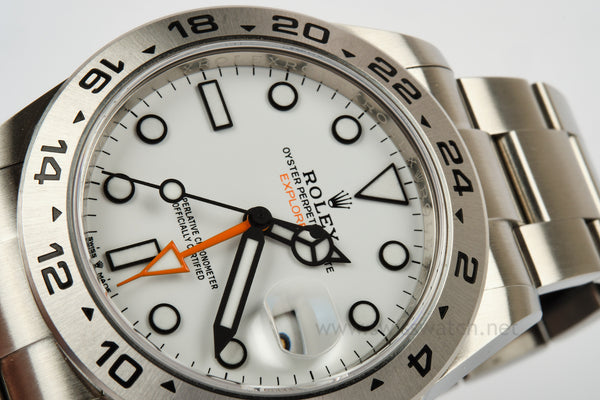 ROLEX Explorer II 226570 POLAR WHITE DIAL 42mm COMPLETE SET JULY 2023
