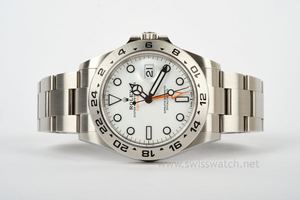 ROLEX Explorer II 226570 POLAR WHITE DIAL 42mm COMPLETE SET JULY 2023