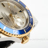 ROLEX Submariner DATE 16613 "REHAUT" Serti Diamond Sapphire Dial