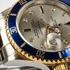 ROLEX Submariner DATE 16613 "REHAUT" Serti Diamond Sapphire Dial