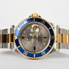 ROLEX Submariner DATE 16613 "REHAUT" Serti Diamond Sapphire Dial