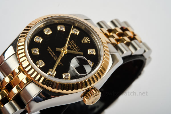 Rolex Ladies Datejust 179173 26mm Approx 2008 M Serial