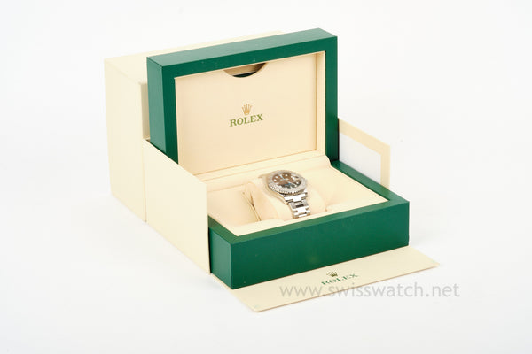 ROLEX YACHT-MASTER 268622 Platinum / Stainless COMPLETE SET SEPT 2021