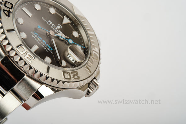 ROLEX YACHT-MASTER 268622 Platinum / Stainless COMPLETE SET SEPT 2021