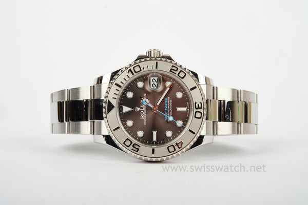 ROLEX YACHT-MASTER 268622 Platinum / Stainless COMPLETE SET SEPT 2021