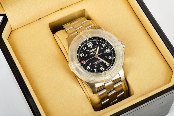 BREITLING 41mm COLT QUARTZ II A74380 Complete Set Approx. 2009