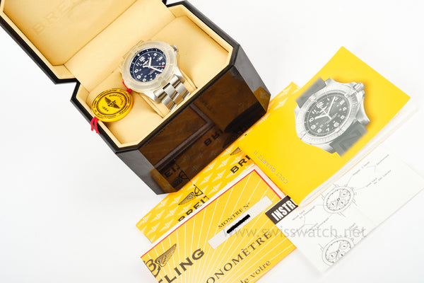 BREITLING 41mm COLT QUARTZ II A74380 Complete Set Approx. 2009