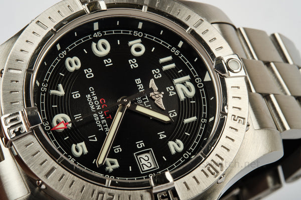 BREITLING 41mm COLT QUARTZ II A74380 Complete Set Approx. 2009