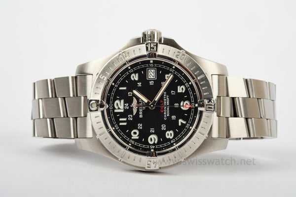 BREITLING 41mm COLT QUARTZ II A74380 Complete Set Approx. 2009