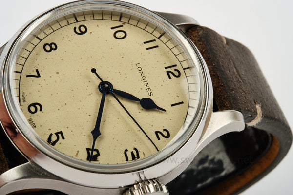 LONGINES Heritage Military Blue Hands 2 Straps Complete Set September 2022