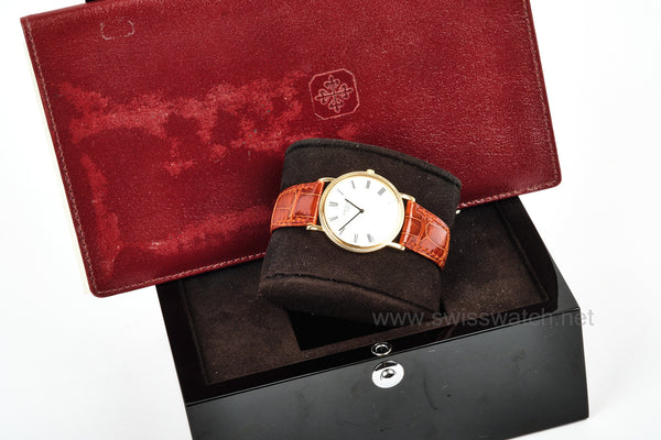 Patek Philippe 32mm 18K Calatrava 3520D Cal 177 SERVICED JUNE 2026