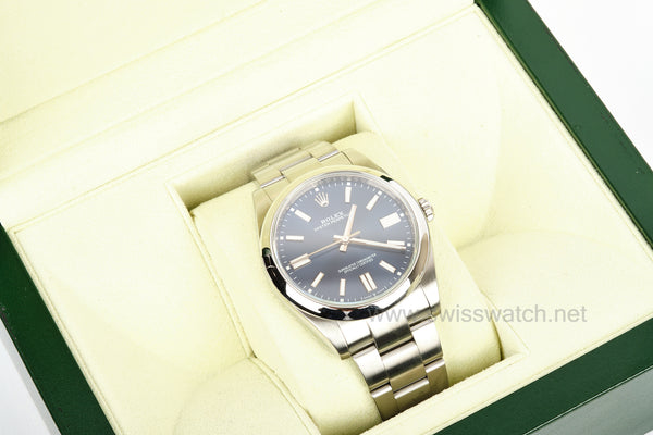 ROLEX OYSTER PERPETUAL 41mm OP 124300 BLUE DIAL Approx 2022