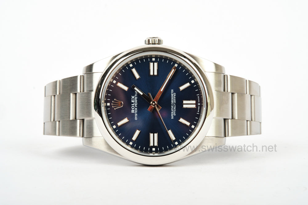 ROLEX OYSTER PERPETUAL 41mm OP 124300 BLUE DIAL Approx 2022