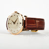UNIVERSAL GENEVE VINTAGE 37mm ROSE GOLD PYRAMID DIAL 1950's