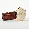 UNIVERSAL GENEVE VINTAGE 37mm ROSE GOLD PYRAMID DIAL 1950's
